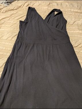 Maurices Black V-Neck Wrap-Style Women’s Dress